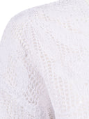 Kangra Cashmere Girocollo Ricamo Cornely +Paillettes