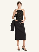 Courrèges Bodysuit Illusion Circle Lace