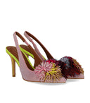 Kurt Geiger Pom Pom Pink Slingback pumpe
