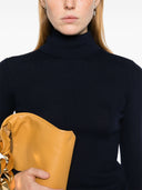 Parosh Leila Turtle Neck Ribbed Knit Jumper