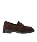 Strategia Brown Suede Loafer