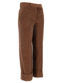 Thom Browne Fit 2 Beltloop Sack Trouser In Narrow Wale Corduroy