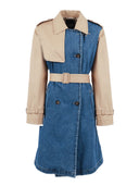 Fay Trench D.Petto Over Mix Materiali