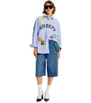 Essentiel Antwerp Jirmuda Blue Bermuda Shorts