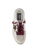 Golden Goose Ballstar Nappa Upper Toe And Spur Suede Tongue Horsy Star Glitter Heel
