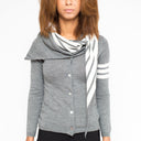La Rose La Rose Scarves Grey