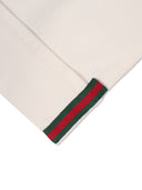 Gucci J-Hose aus zertifizierter Baumwolle in Weiß