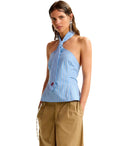 Essentiel Antwerp Jopje Light Blue Top