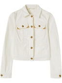 Palm Angels Spread Collar Cotton Denim Jacket