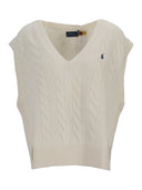 Ralph Lauren Slv Vn Po Sleeveless Pullover