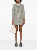 Thom Browne High Break Exposed Catch Vent Sportcoat In Gunclub Check Hunting Tweed