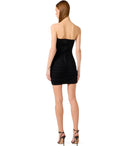 Elisabetta Franchi Black Bustier Mini Dress