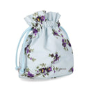 Custodia floreale Ganni celeste