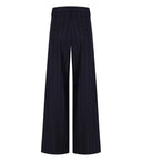Max Mara Weekend Nebbie Blue Pinstripe Trousers