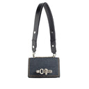 Alexander Mcqueen Jeweled Denim Bag