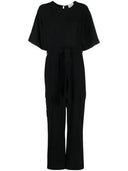 Parosh Wide Leg Cargo Jumpsuit