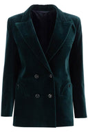 Blaze Milano Jealousy velvet double-breasted blazer