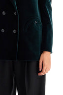 Blaze Milano Jealousy velvet double-breasted blazer