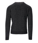 Bob Alfie Anthracite Grey Blue Crewneck Jumper