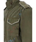 Giacca verde militare dell'Esercito Bob