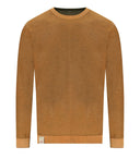 Bob Bart Military Orange Reversible Crewneck Pullover