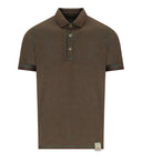 Poloshirt reversibile a blu chiaro a doppio marrone bob