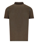 Poloshirt reversibile a blu chiaro a doppio marrone bob