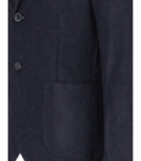 Bob Dover Blue Dark Blue Single Breasted Giacca