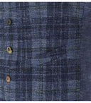 Bob Drug Blue Tartan Vest