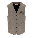 Bob Drug Taupe Single Breasted Vest