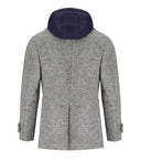 Bob Iver Melange Grey Double Breasted Coat