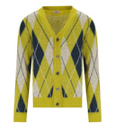 Bob taylor ácido cárdigan de diamante verde