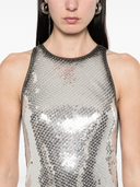 The Attico Sequin Embellished Mini Dress