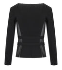 Elisabetta Franchi Schwarze Bustierjacke