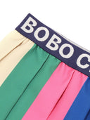 Bobo Choses Bobo Color Block Pleated Skirt
