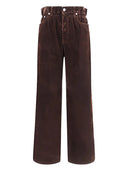 Miu Miu Pantaloni Velvet Chambray