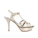 Sandalias tributo de Saint Laurent