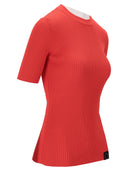 Stella Mc Cartney Light Stretch Ribbed T Shirt
