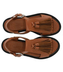 Max Mara Weekend Arte Braune flache Sandale