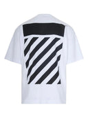 Off White Flannel Diag Skate S/S Tee White Black