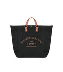 Elisabetta Franchi Black Tote Bag With Logo
