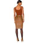 Gonna Marrone Elisabetta Franchi