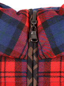 Fendi Jr Piumino Red Tartan