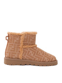Fendi Jr Bottine Tessuto Jacquard Ff