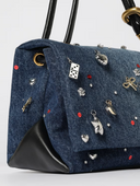 Marc Jacobs Trinket Charm Denim Dual Bag
