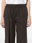 Parosh Pressed Crease Straight Trousers