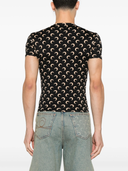Marine Serre Recycled Moon Jersey Ss Short Sleeves Top