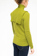 La Rose La Rose Jabot Cashmere Green