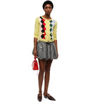 Cardigan Ganni con diamanti gialli
