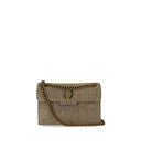 Kurt Geiger Kensington Mini Gold Crossbody Borse
